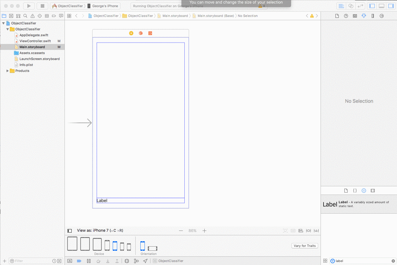 UI & Camera setup
