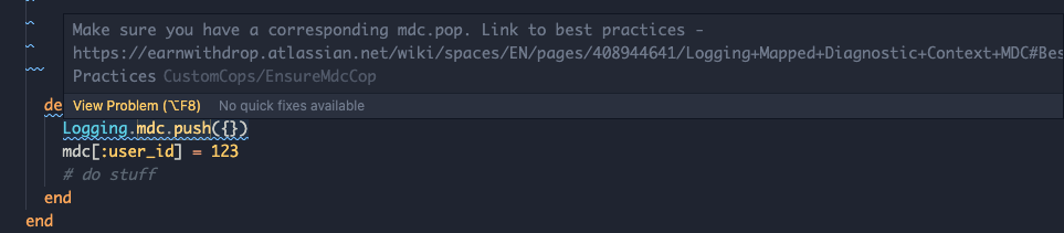 Editor flagging incorrect code